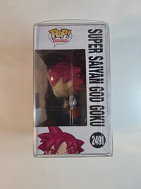 Super Sayian God Goku (CHASE) DRAGONBALL SUPER #2491 PRE-RELEASE STICKER