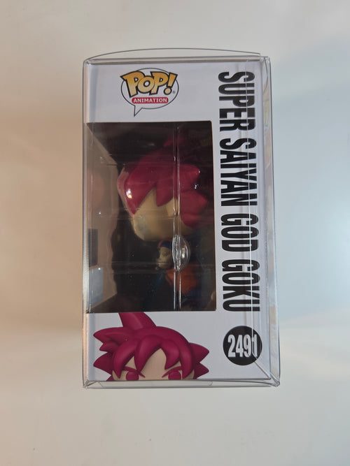 Super Sayian God Goku (CHASE) DRAGONBALL SUPER #2491 PRE-RELEASE STICKER