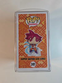 Super Sayian God Goku (CHASE) DRAGONBALL SUPER #2491 PRE-RELEASE STICKER